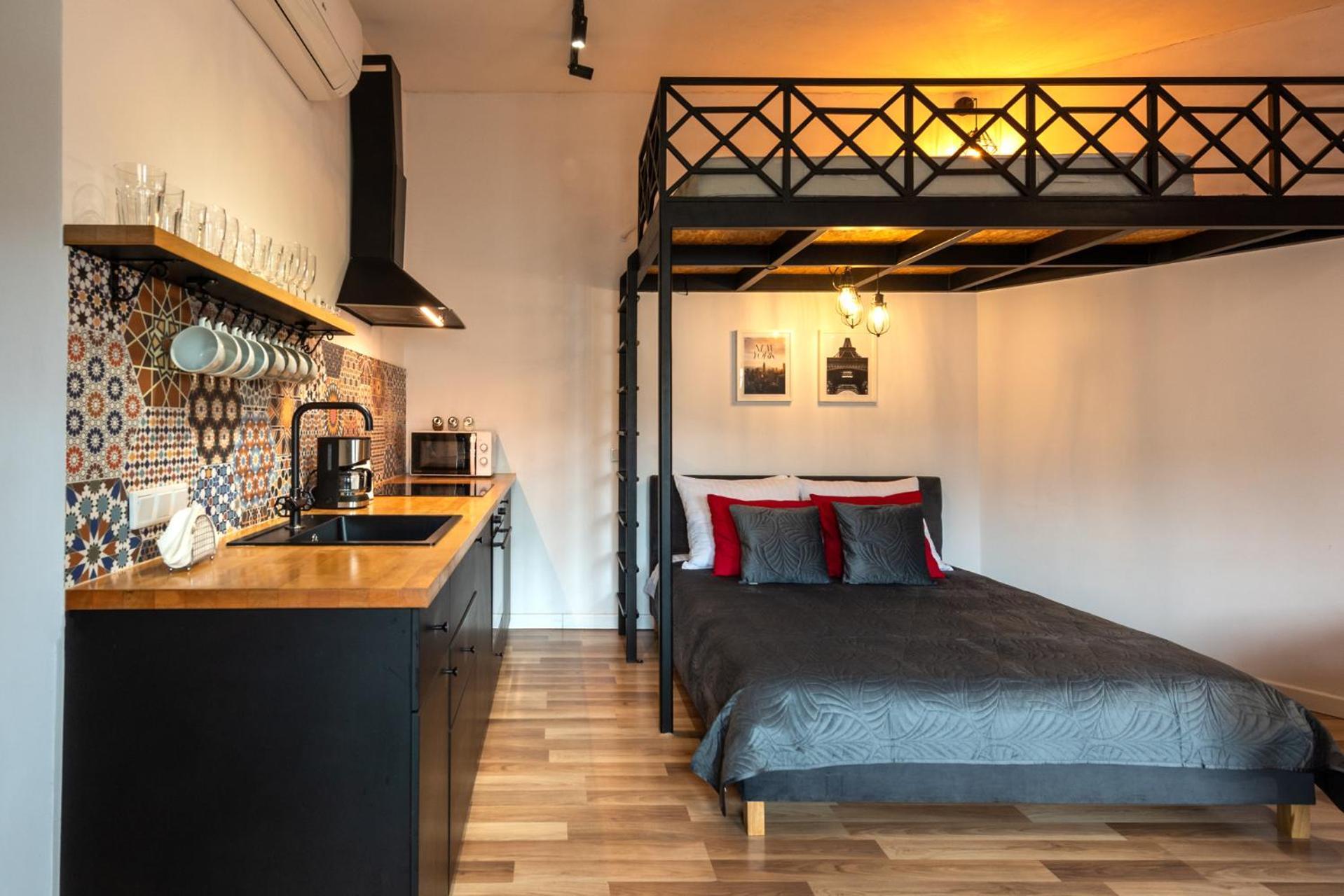 Modern Apartment Arizona Studio Old Town Dietla Balcony Краків Екстер'єр фото